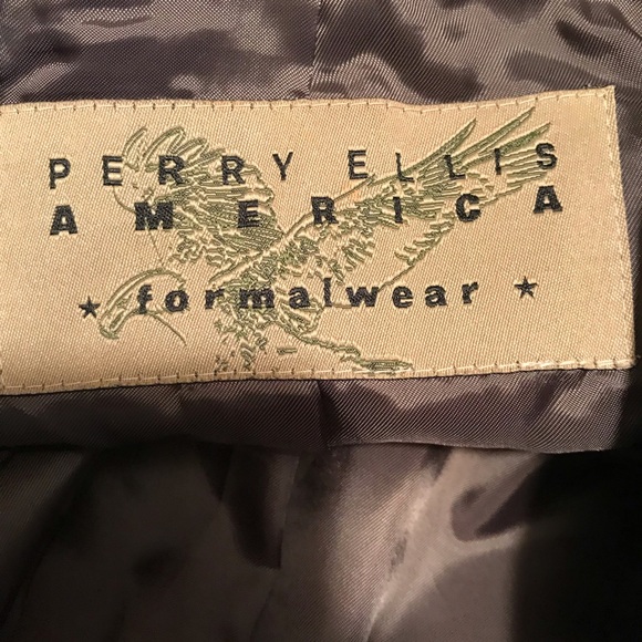 Perry Ellis Tuxedo Coat - Picture 11 of 17